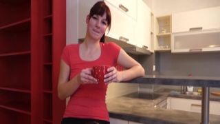 Stepmom teases in stockings while pleasuring herself