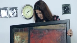 WeAreHairy - Elena V - Purple Toy Black Stockings